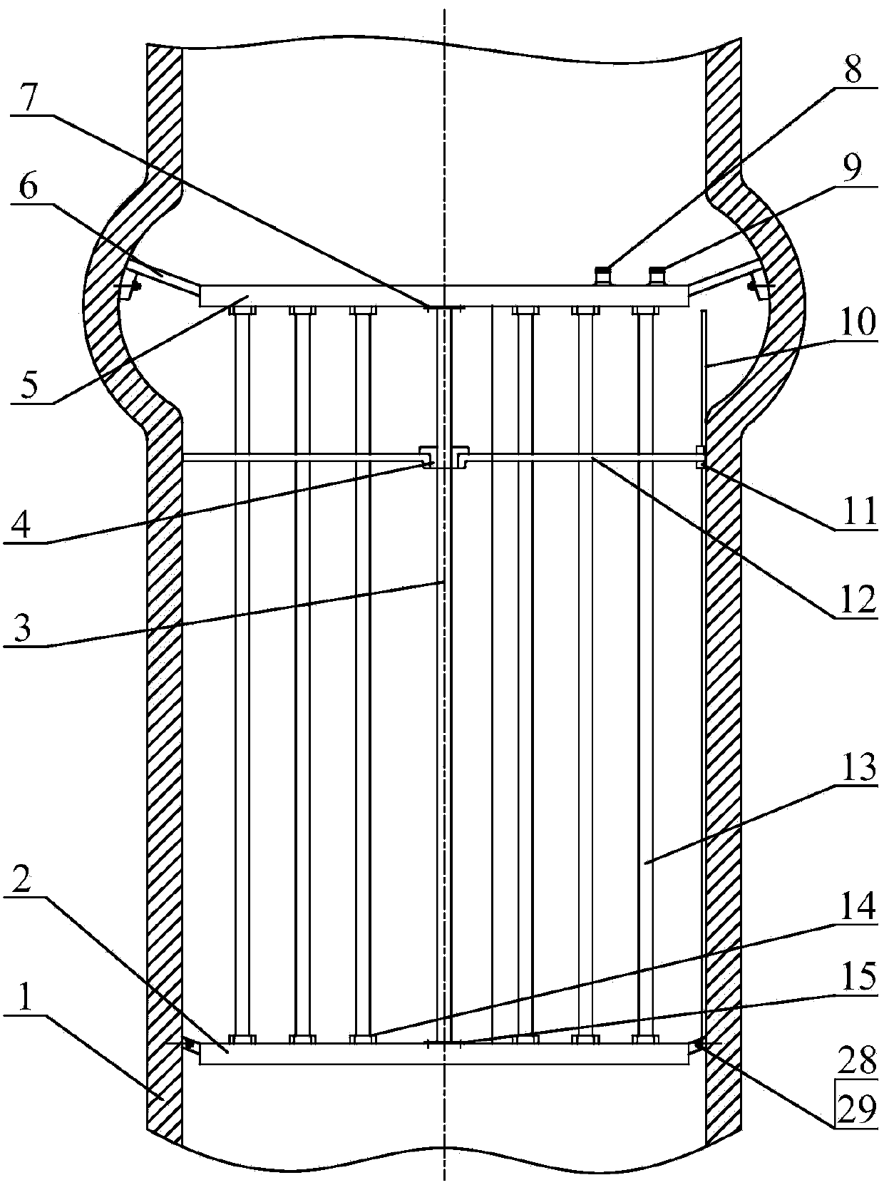 Waste heat recovery energy-saving device applicable to boiler chimney and chimney comprising same