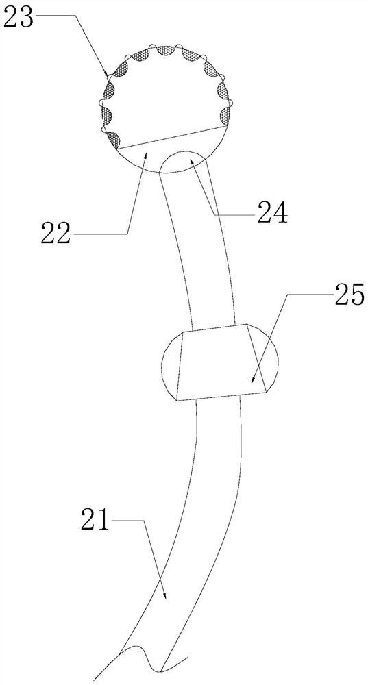 Gastric lavage device for digestive department