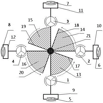 Unmanned aerial vehicle resistant to interference in hovering and control method