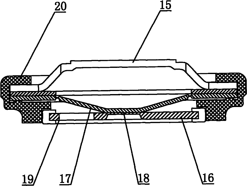 Precise testing device of safety valve of cylindrical lithium-ion battery