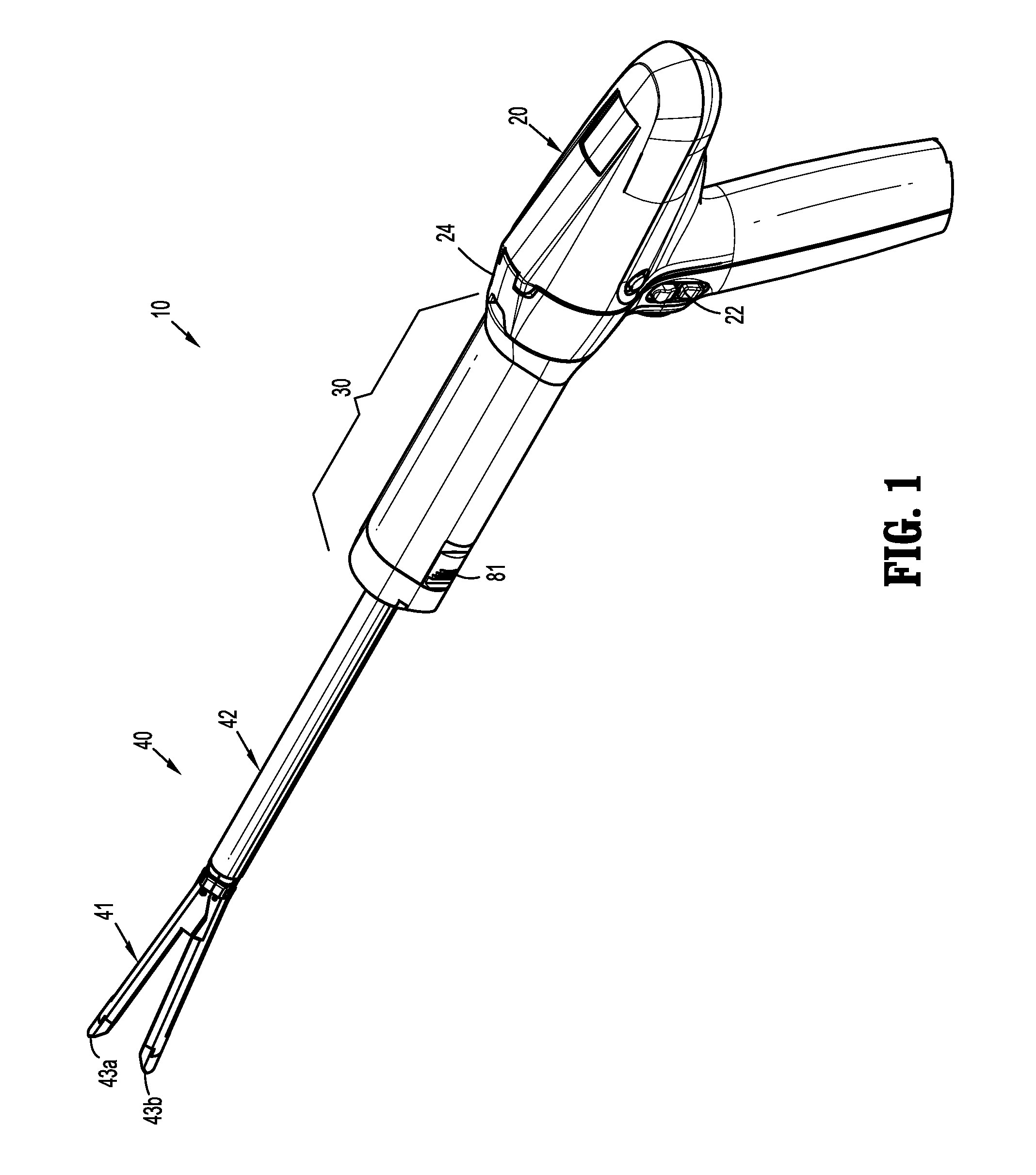 Adaptor for surgical instrument for converting rotary input to linear output