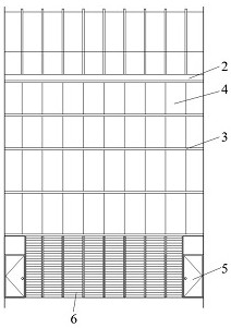 A pressure relief, fireproof, detachable sound insulation door structure for the main transformer room of an indoor substation