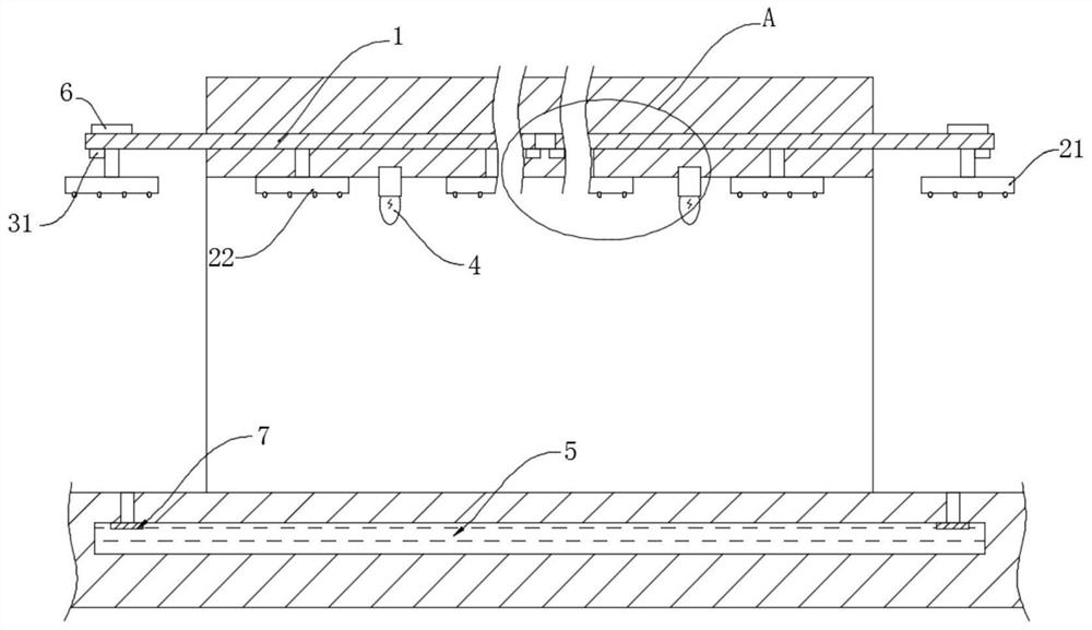 Phototaxis adaptation system for short-range tunnel