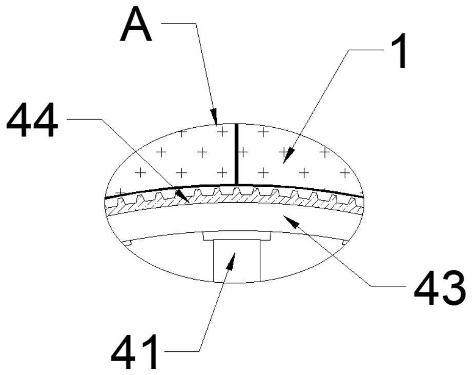 Concealed repair device for subway tunnel deformation detection based on total station