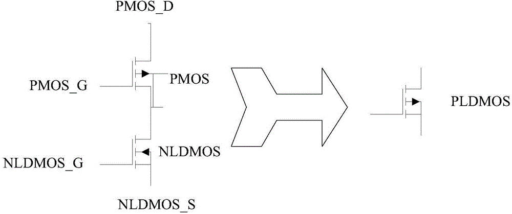 High-voltage P-type lateral double-diffused metal oxide semiconductor field effect transistor