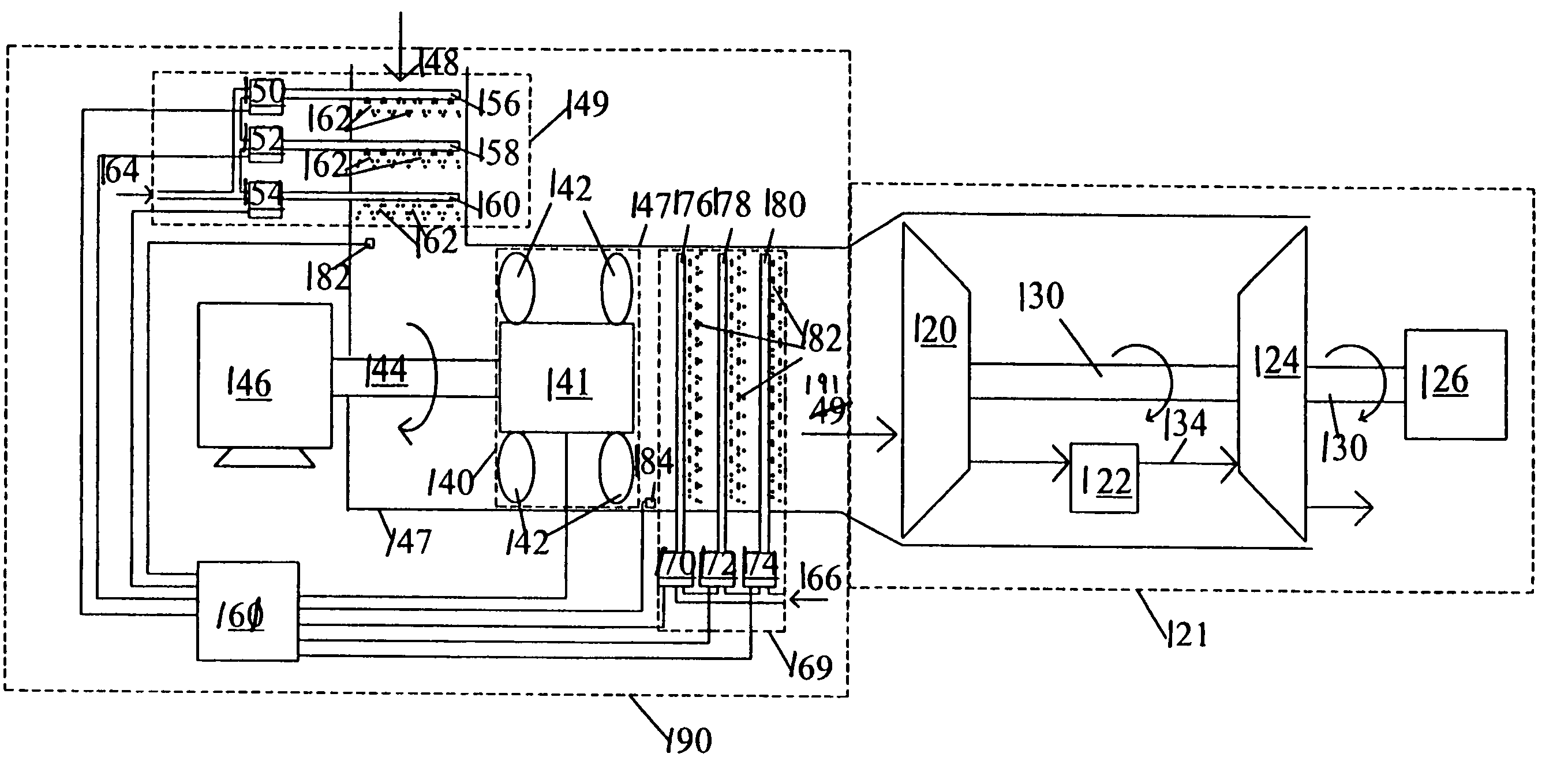 Supercharging system for gas turbines