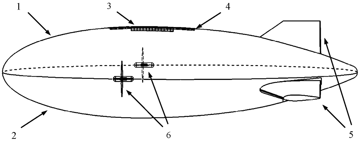 Calculation method of temperature distribution during level flight of stratospheric airship with solar cells