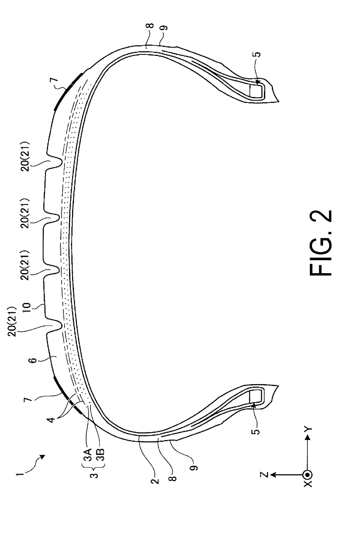 Pneumatic Tire and Vehicle