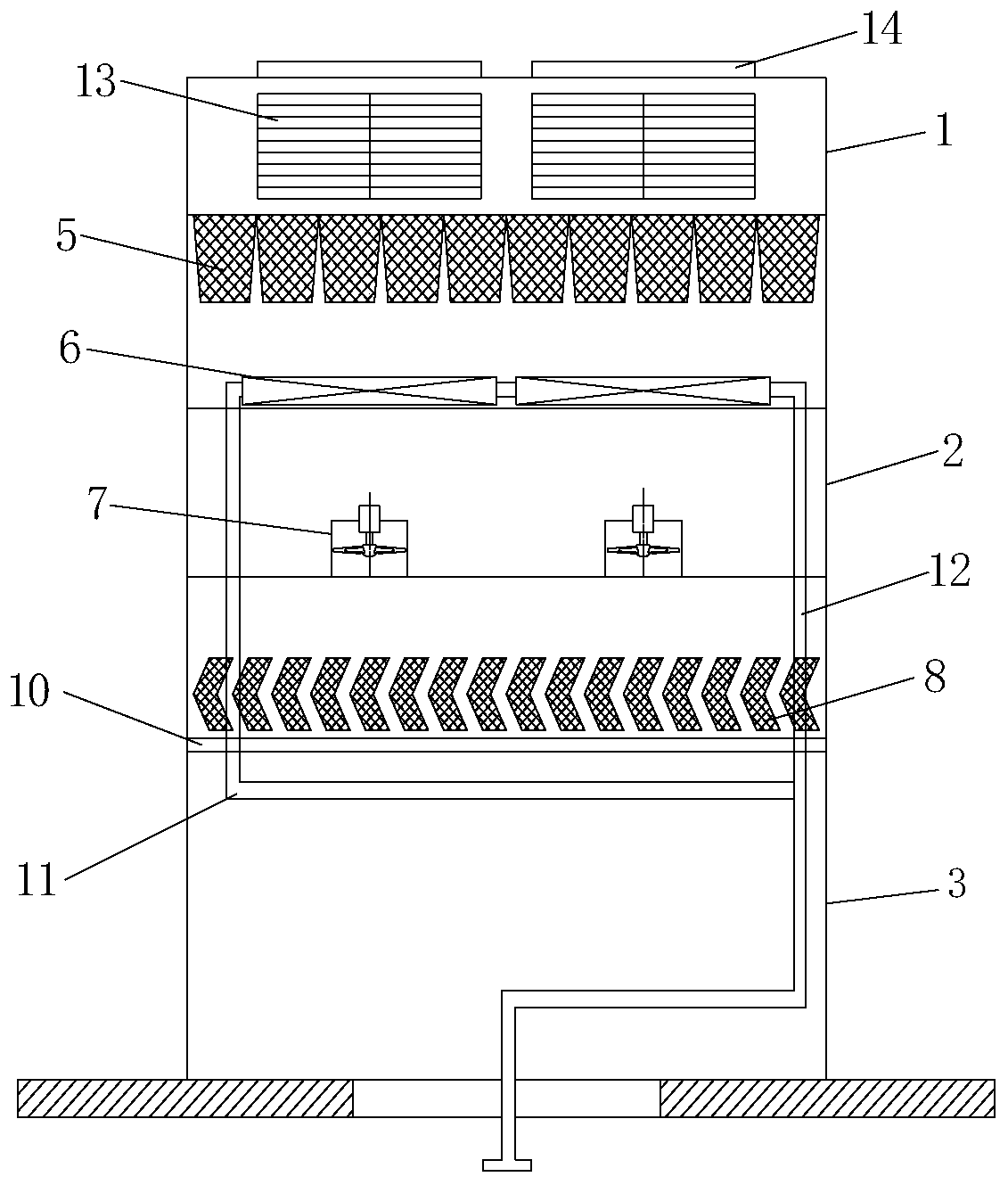 Wall type fresh air conditioning unit