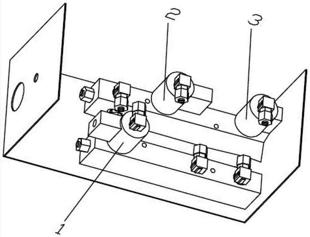 A refrigerant filling machine filling gun