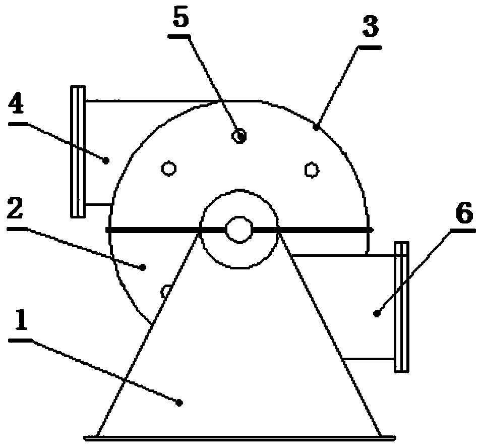 Dust and waste gas treatment device