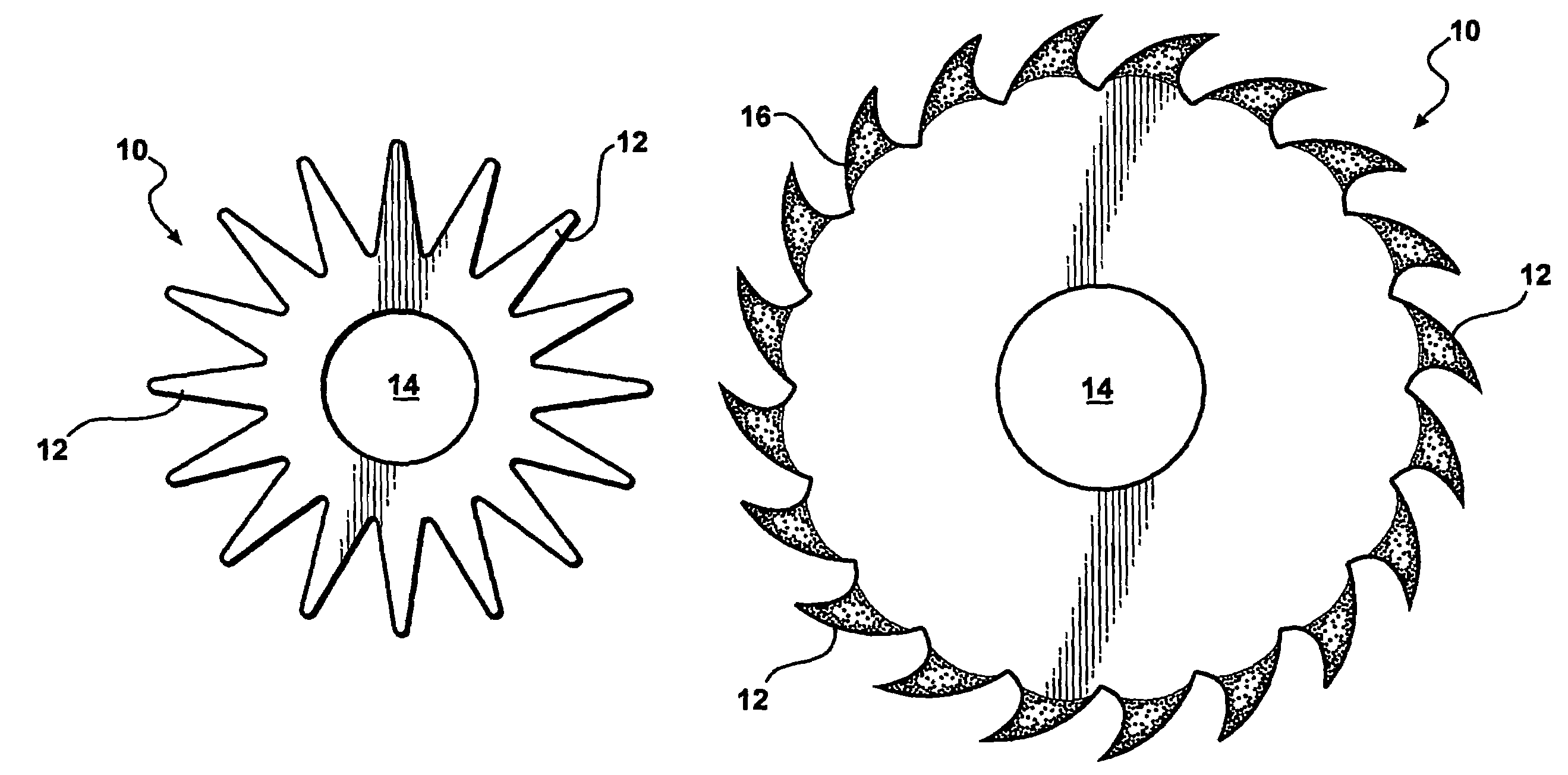 Non-glazing dressing wheel