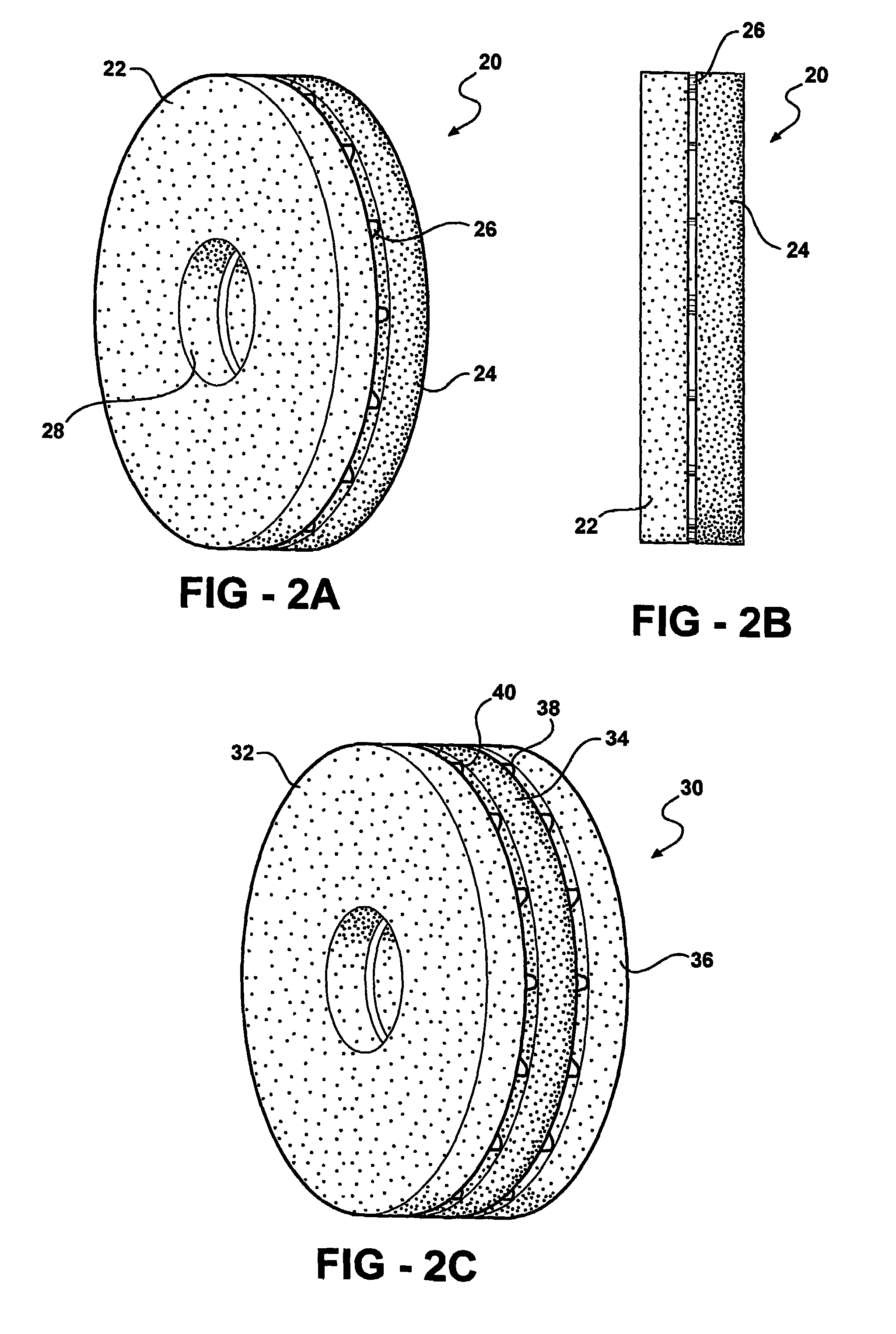 Non-glazing dressing wheel