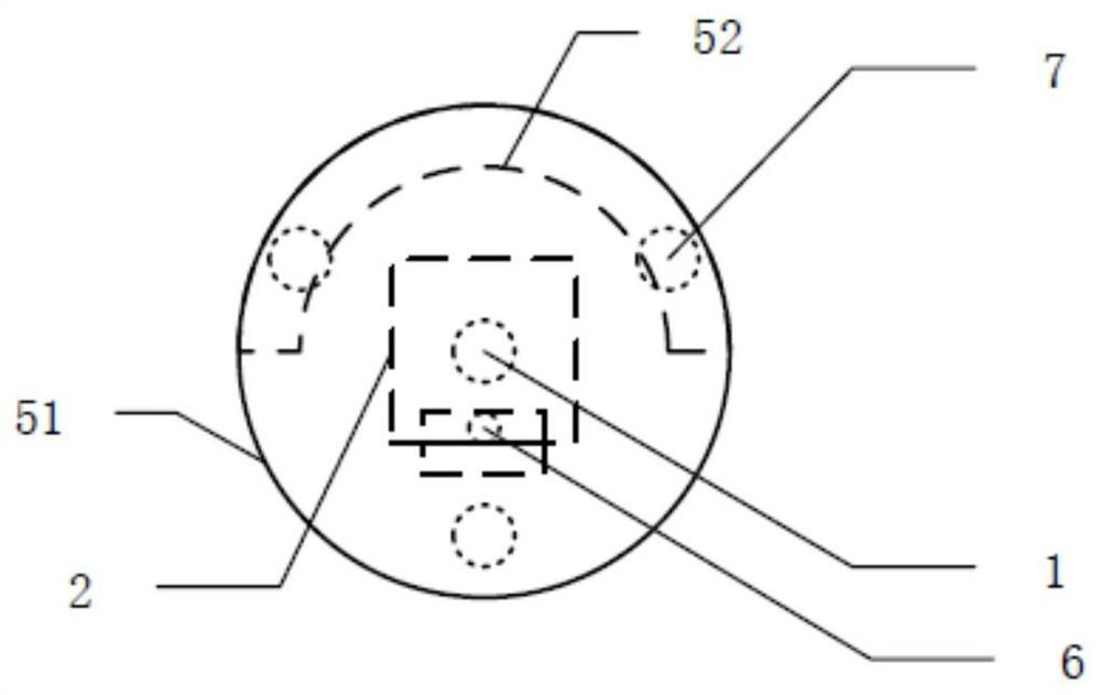 Crane main beam camber measuring device and method