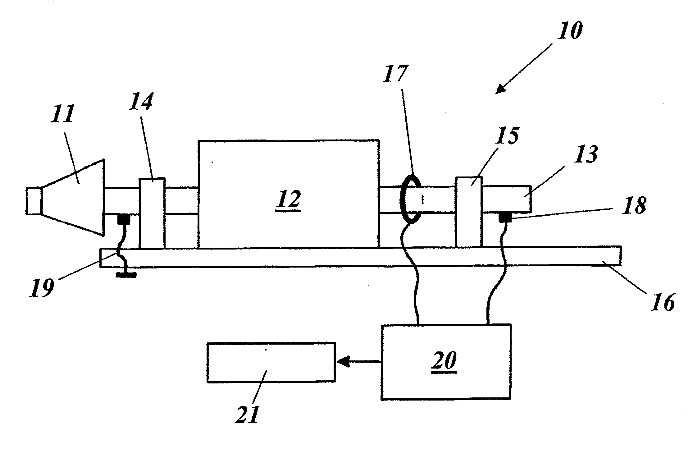 Method for monitoring the shaft current and/or the insulation of the shaft of electric machines and device for performing the method
