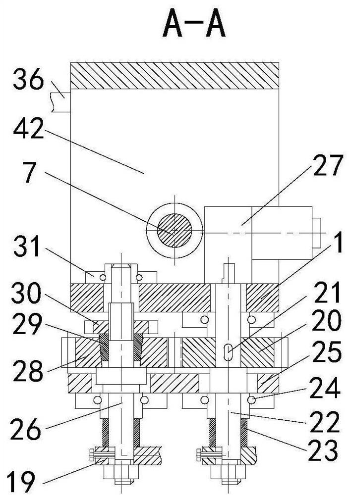 Palm manipulator combined by cross guide rod mechanism and dual-drive five-rod sliding block parallel mechanism