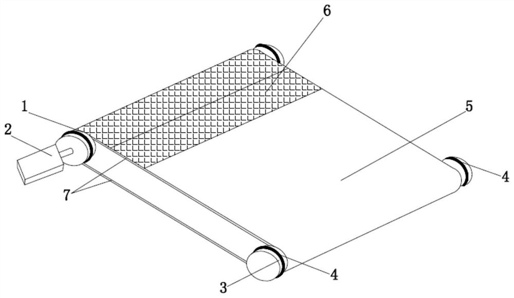 Photovoltaic photothermal coupling heliostat mirror structure and heliostat with adjustable reflection area