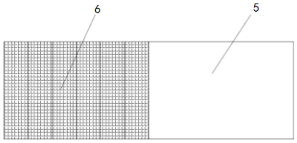 Photovoltaic photothermal coupling heliostat mirror structure and heliostat with adjustable reflection area