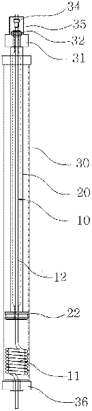 Moving device for vacuum absorption