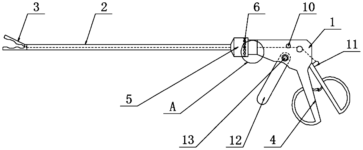 Novel rotatable laparoscopic surgical forceps