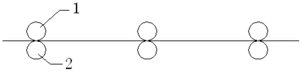 Press roller group for drawing frame