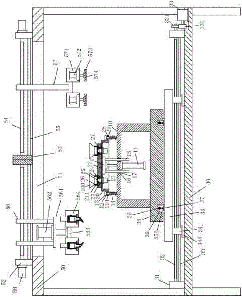 Frame gluing and tabletting device applied to assembly of speaker
