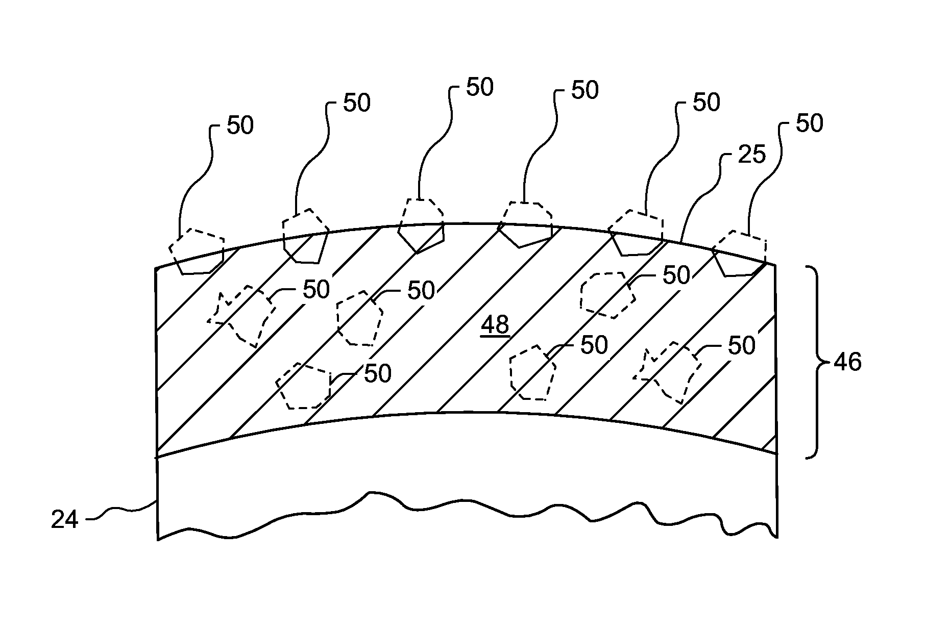 Method of forming an abrasive coating on a fan blade tip