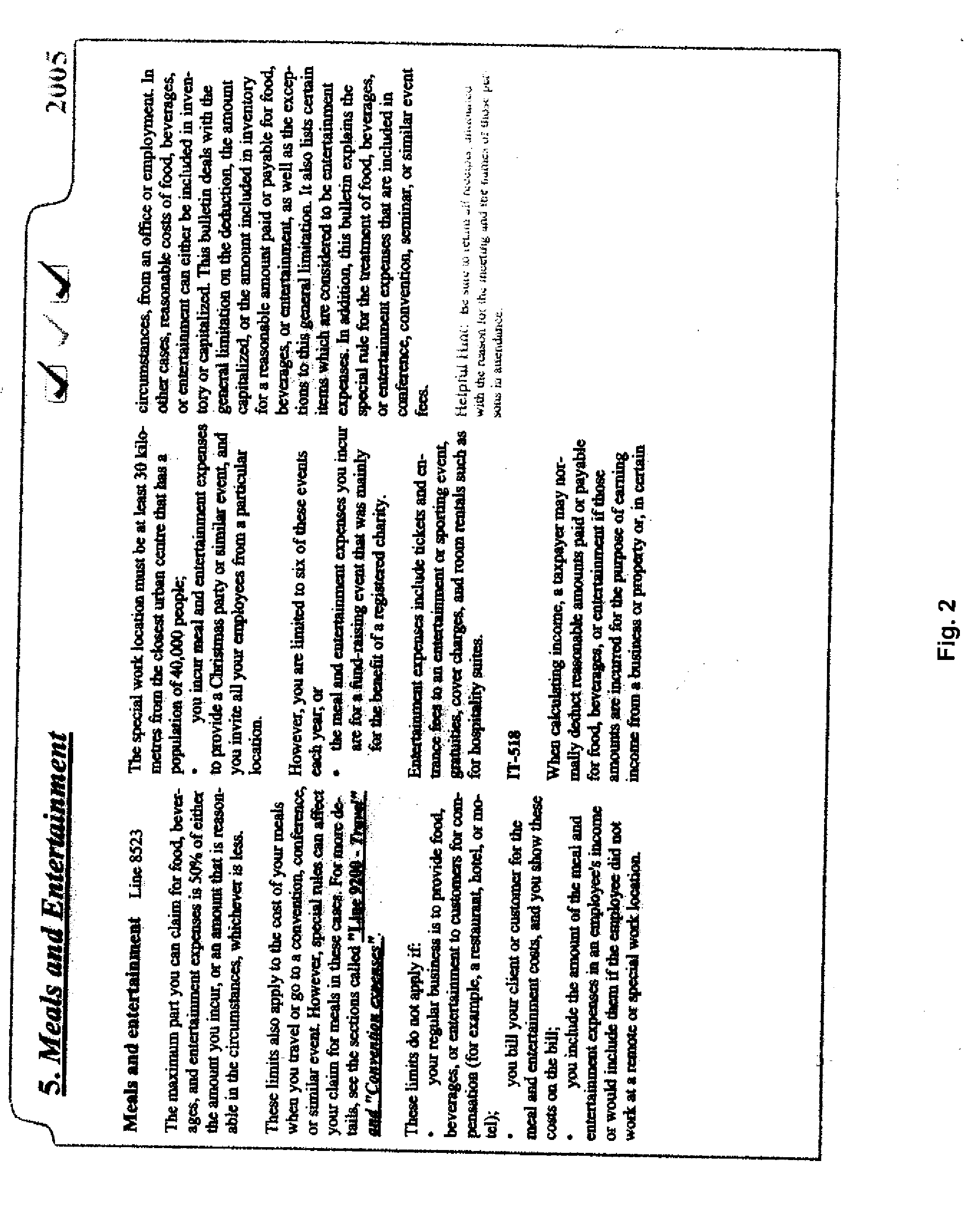 Method and apparatus for collection of personal income tax information