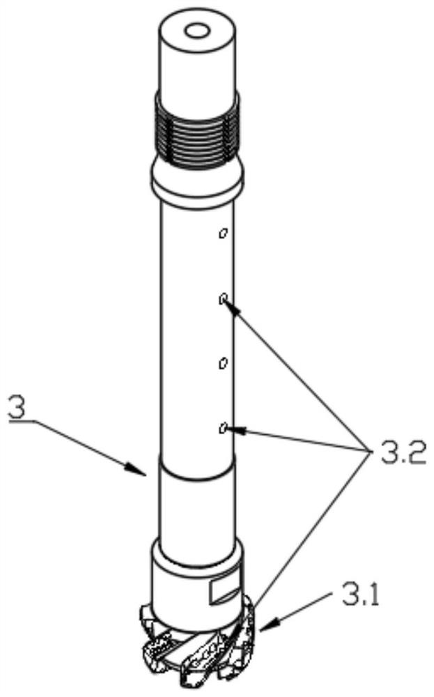 Hydraulic fracturing rock breaking method and system