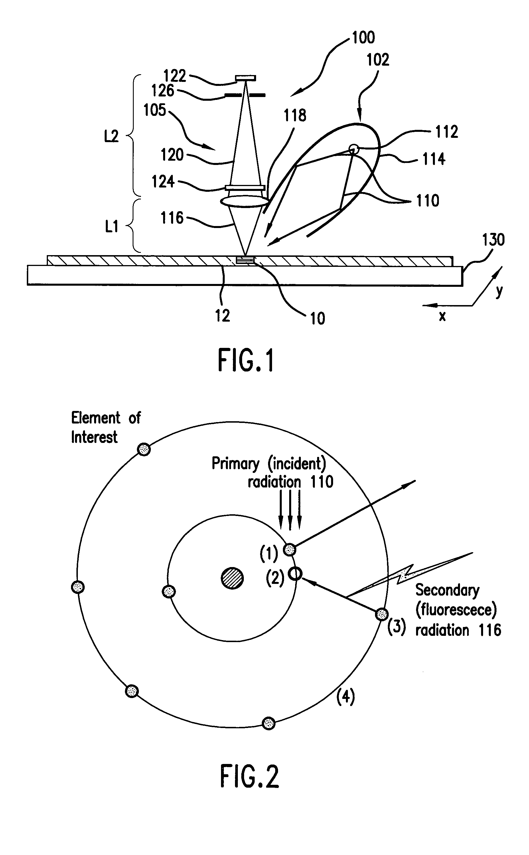 Element-specific X-ray fluorescence microscope and method of operation