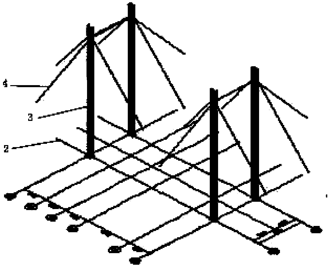 Construction method for hoisting heavy type ultrahigh steel member