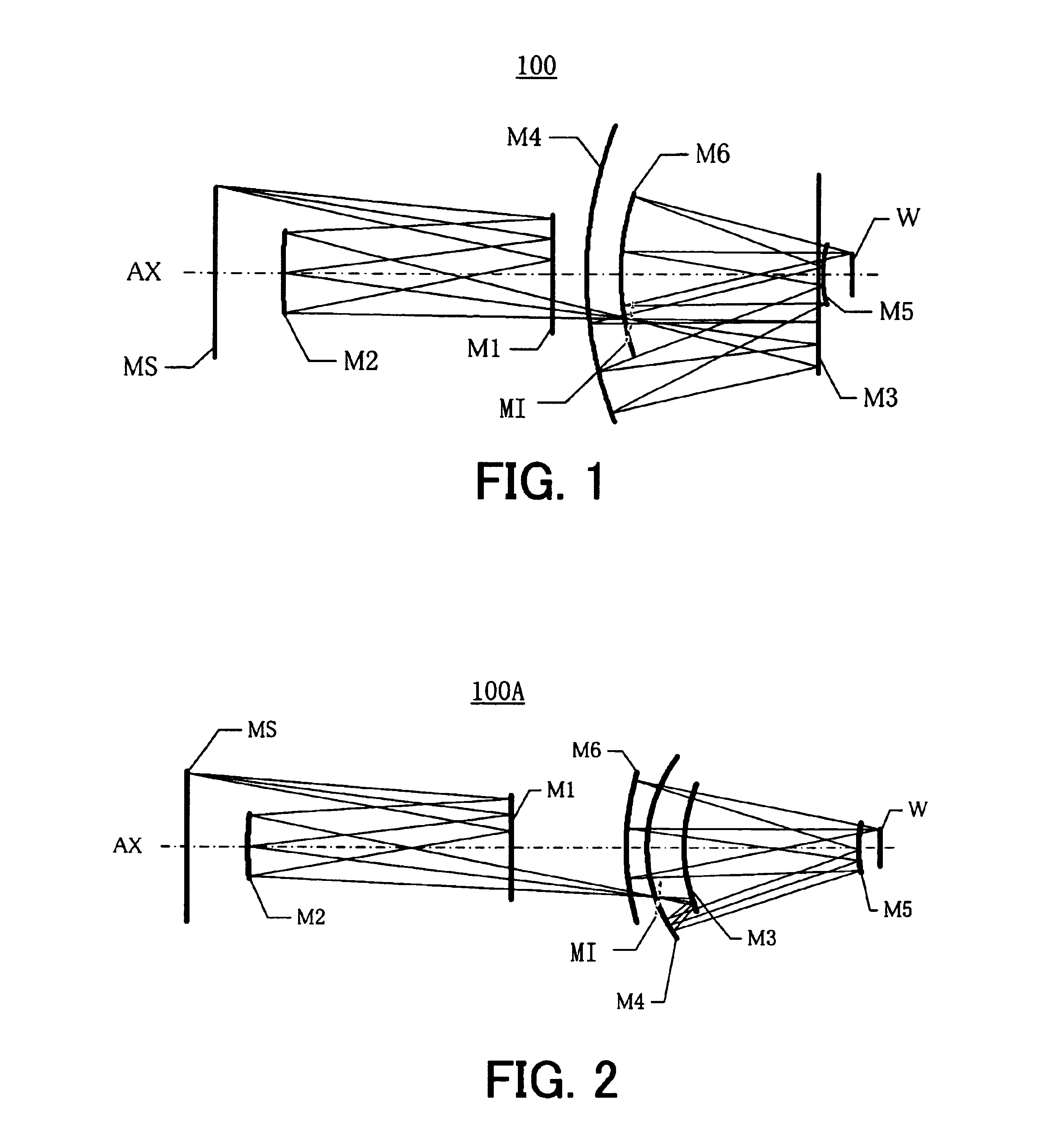 Catoptric projection optical system and exposure apparatus