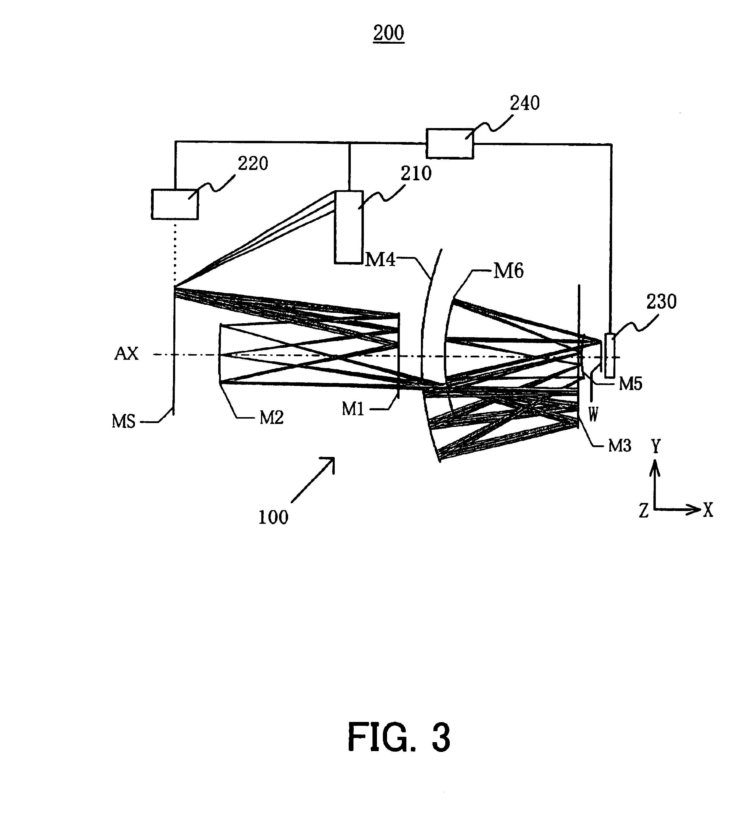 Catoptric projection optical system and exposure apparatus