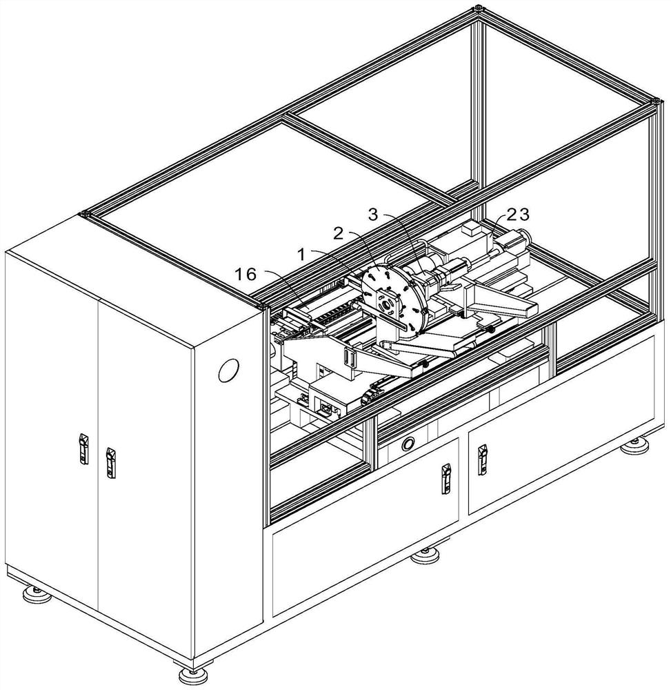 Feeding mechanism and double-end chamfering equipment