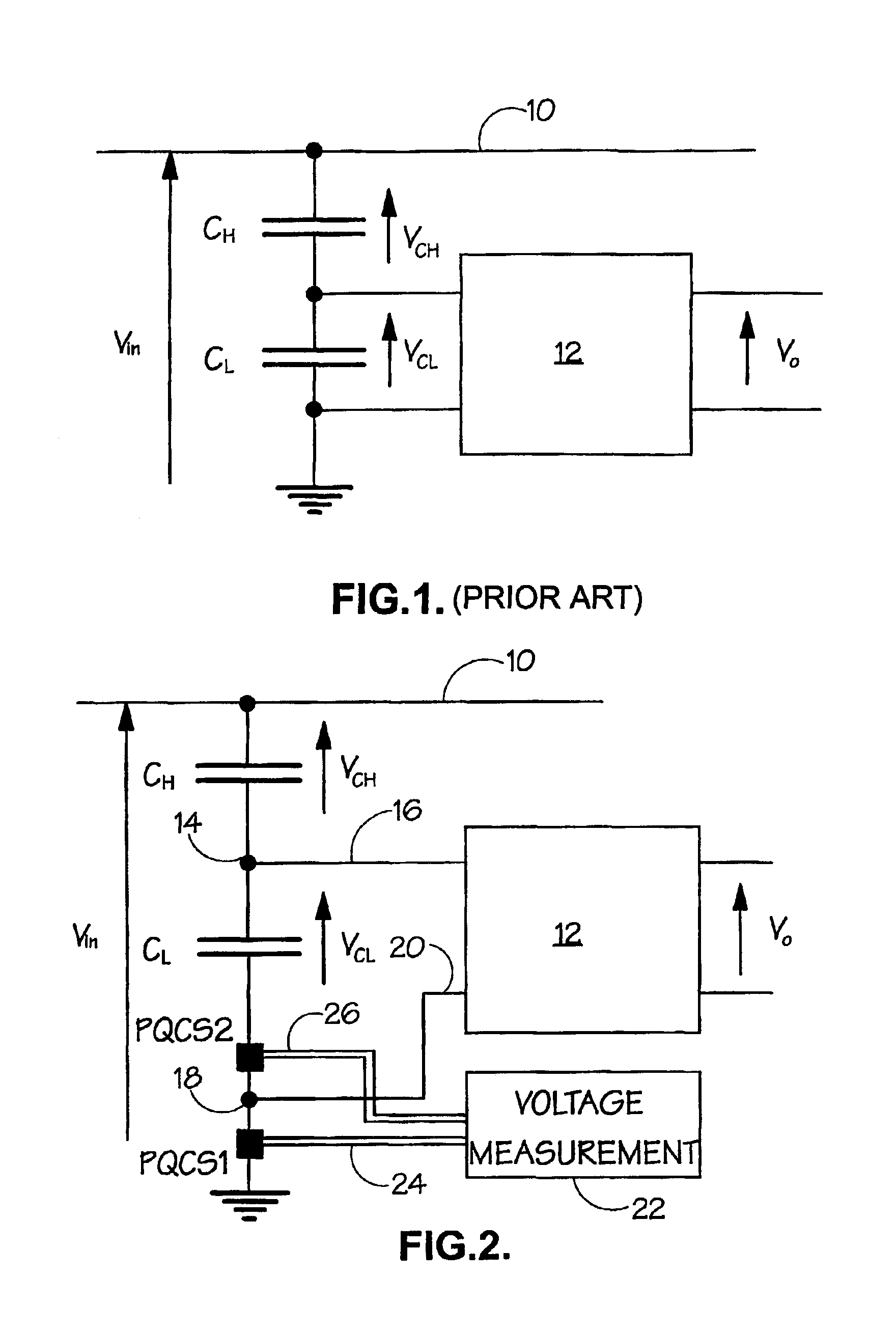 Capacitor coupled voltage transformer and its input voltage parameter determination