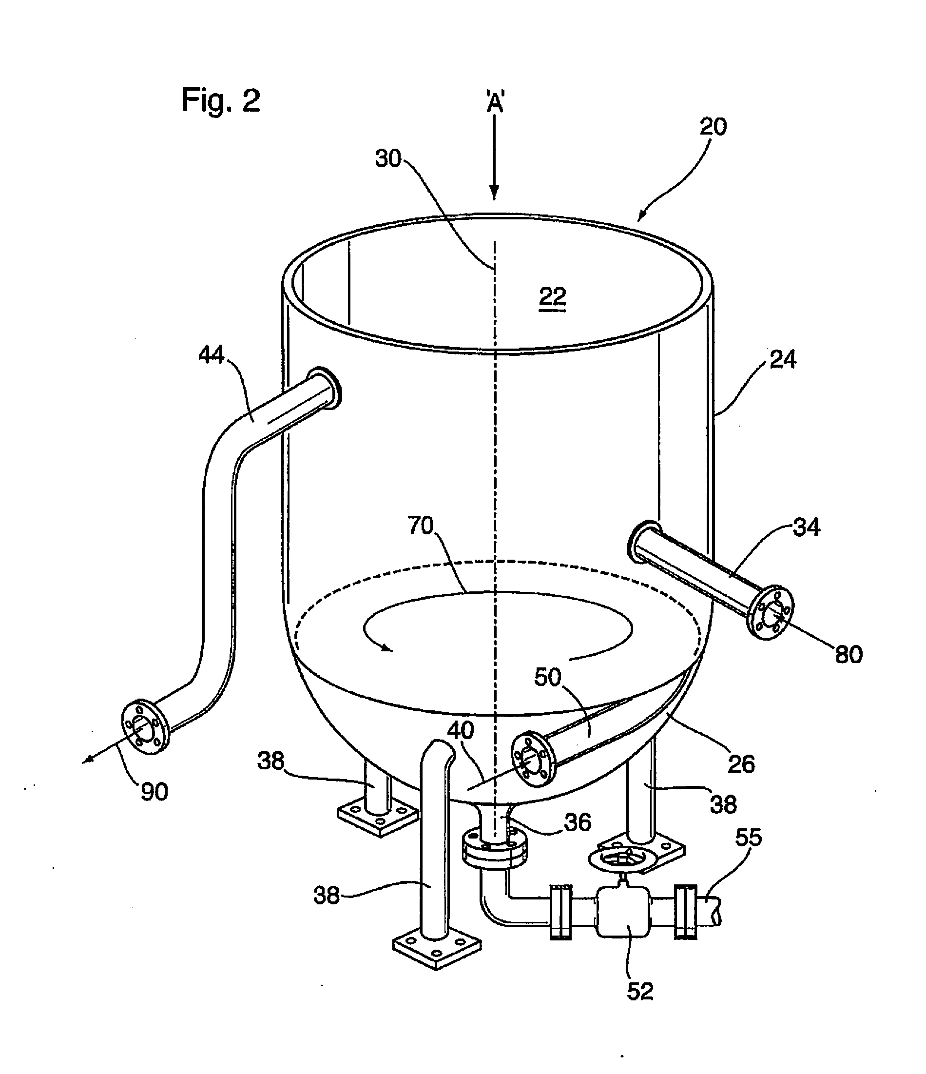 Enhanced vortex fluid treatment apparatus, system, and method for separating solids from solids-containing liquids