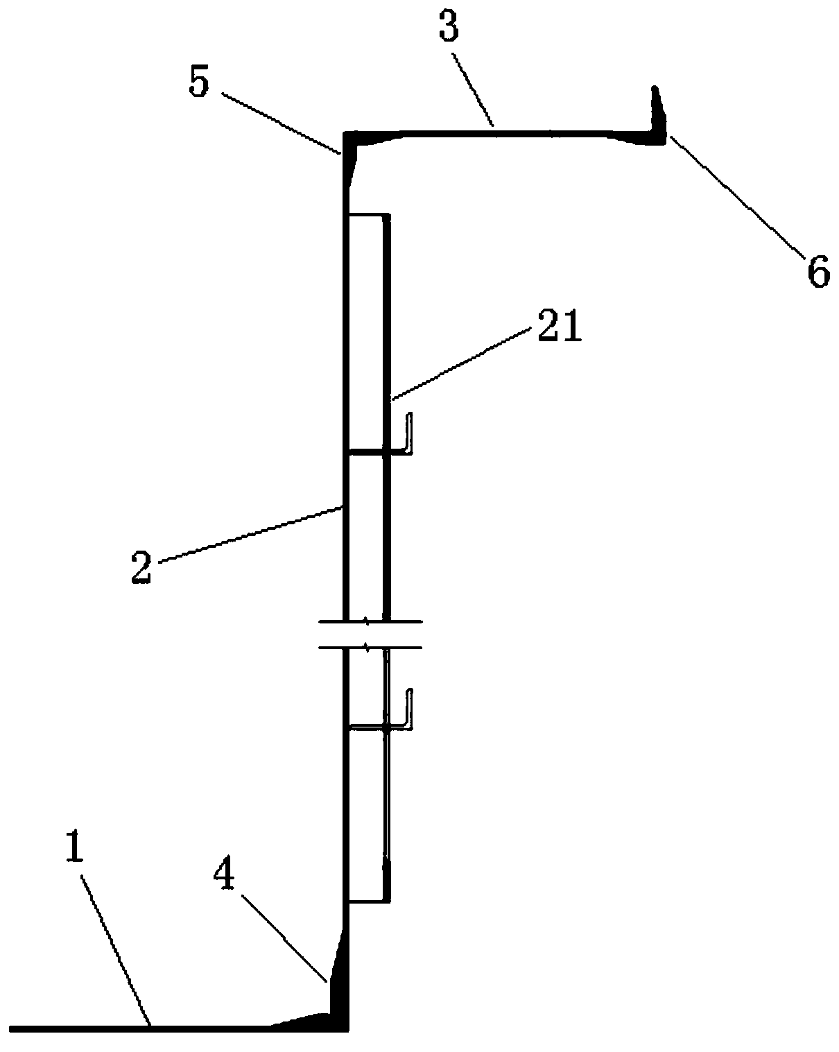 Nuclear power plant containment steel lining integrated connection module structure and its installation method