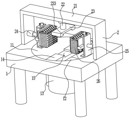 A rectifier heat dissipation shell production molding processing equipment