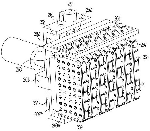 A rectifier heat dissipation shell production molding processing equipment