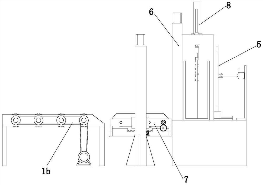 A working method of hot-pressing gluing equipment for anti-theft door panels