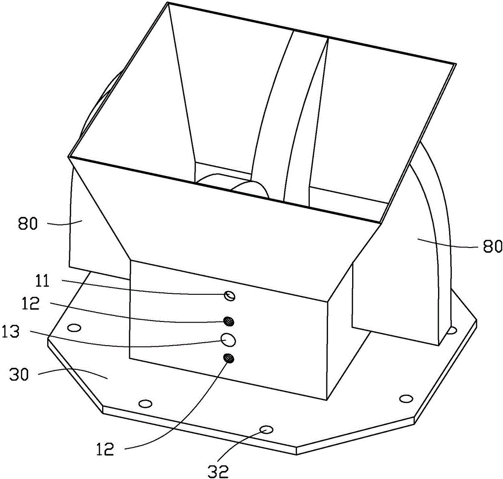 Low-orbit positioning load aluminium alloy horn antenna and manufacturing method thereof