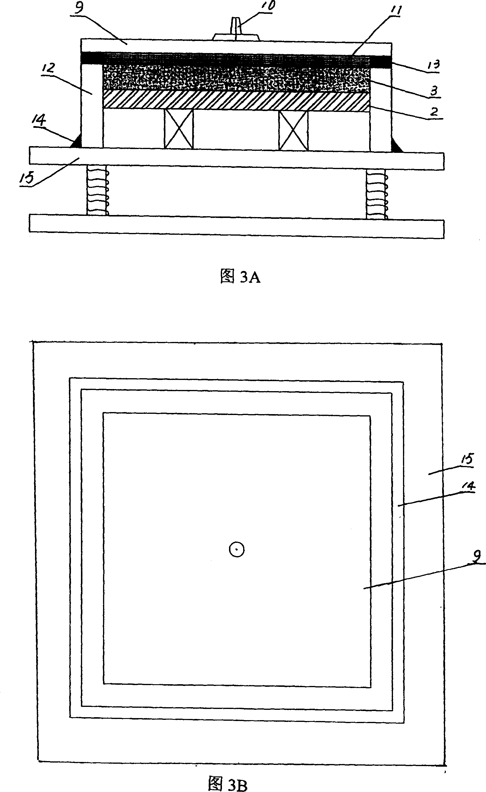 Production equipment and method for stone flake composite board