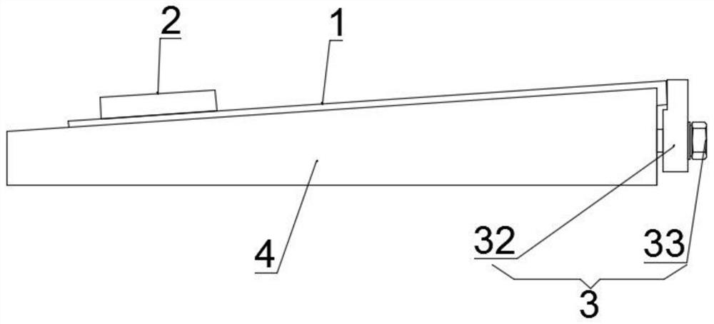 A crystal slope cutting method and positioning fixture