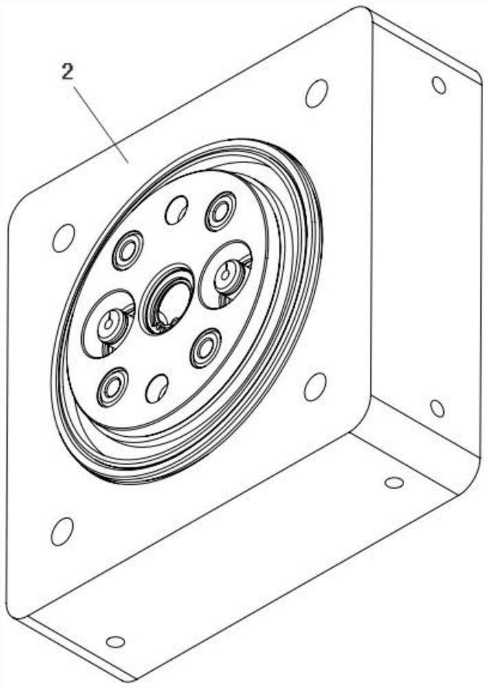 RV square speed reducer