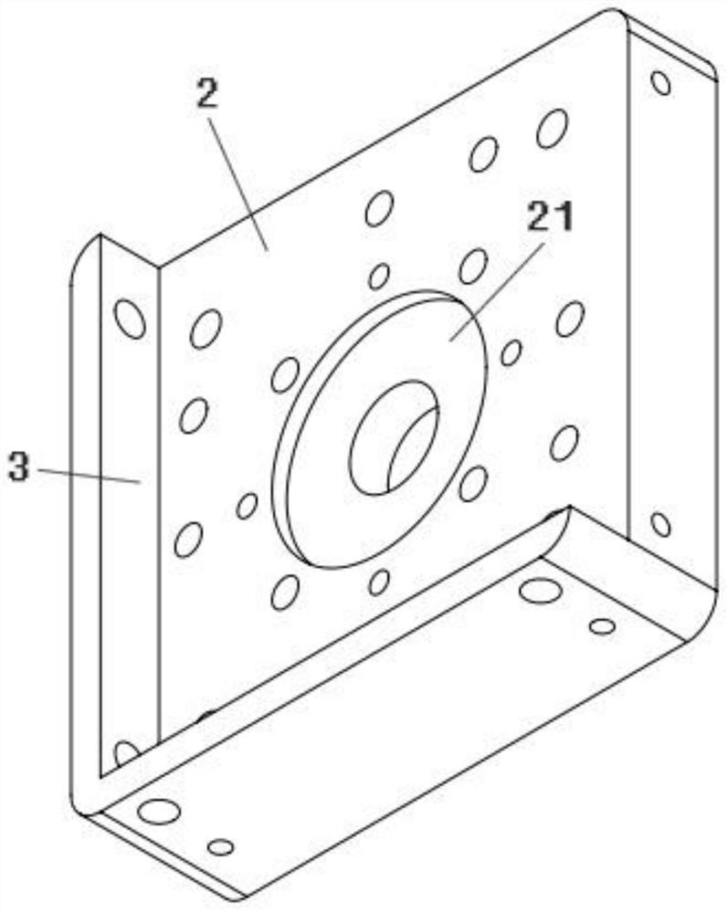 RV square speed reducer