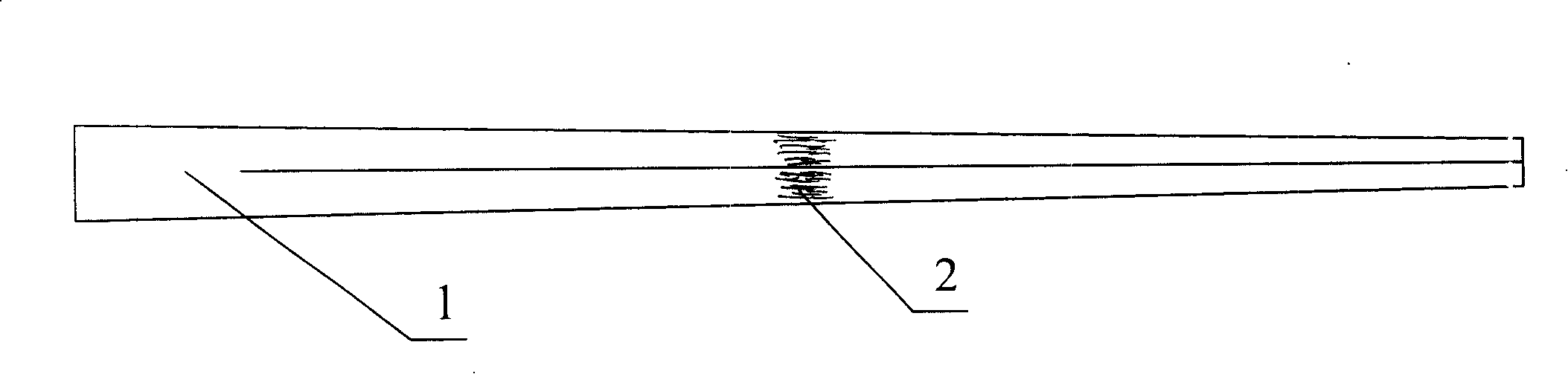 Knobbly bamboo chopsticks and producing method thereof