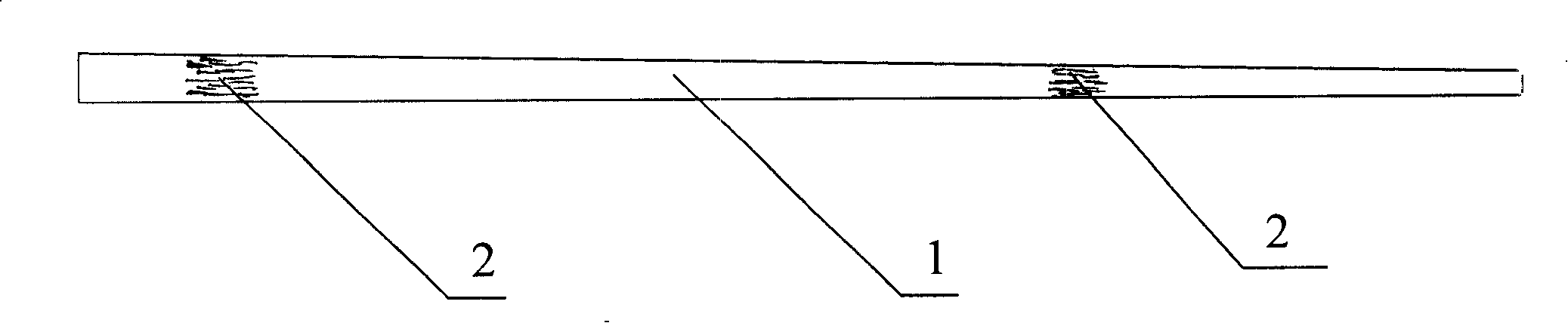 Knobbly bamboo chopsticks and producing method thereof