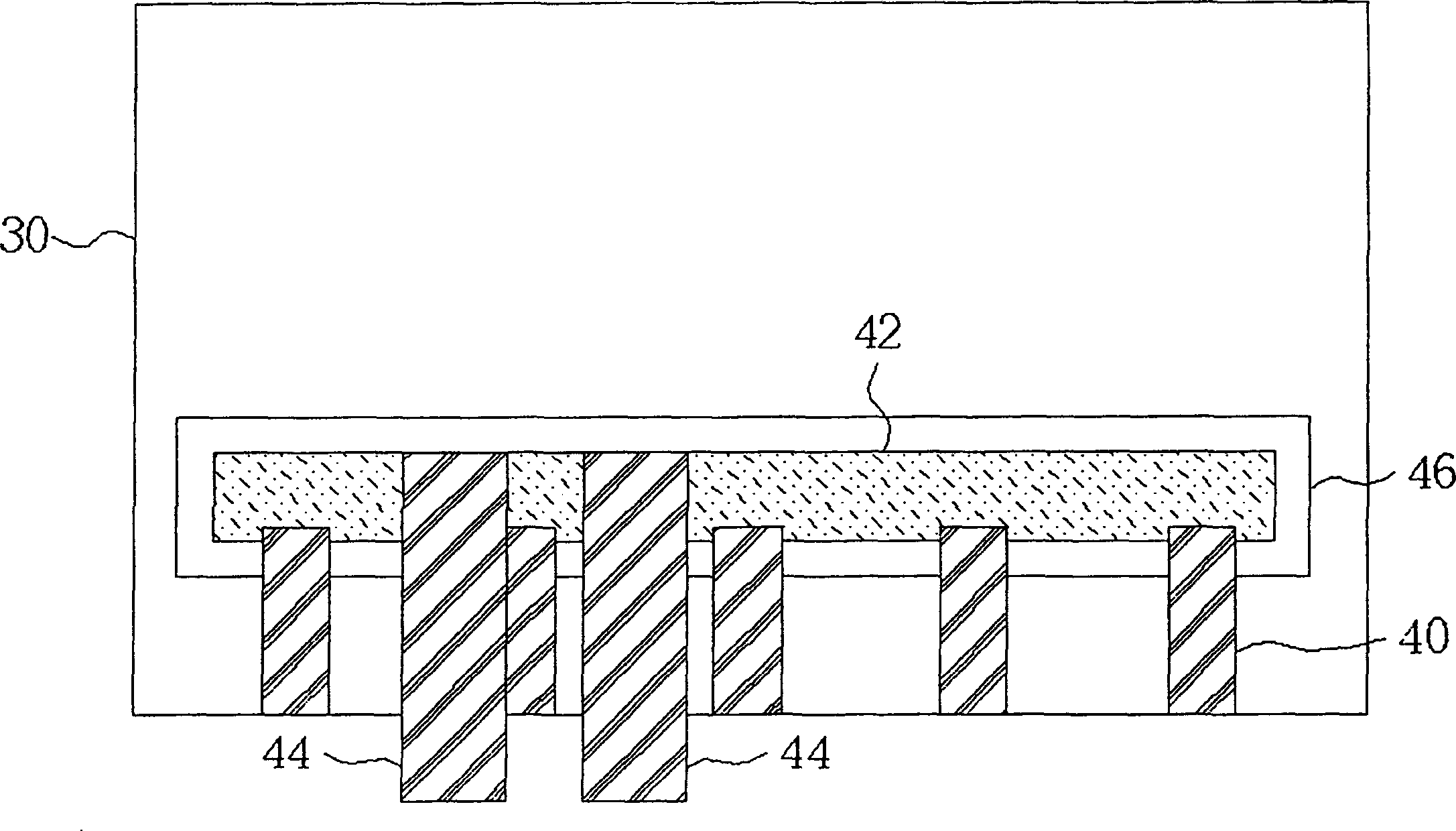 Soft circuit board connecting structure