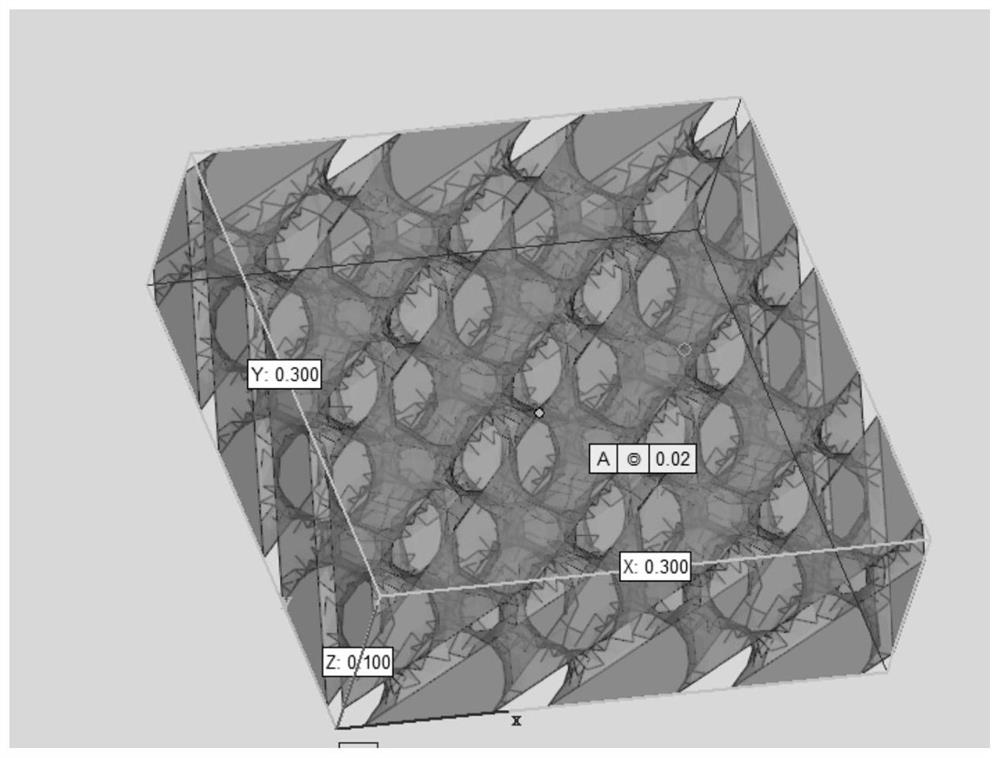 3D printing implant as well as preparation method and application thereof