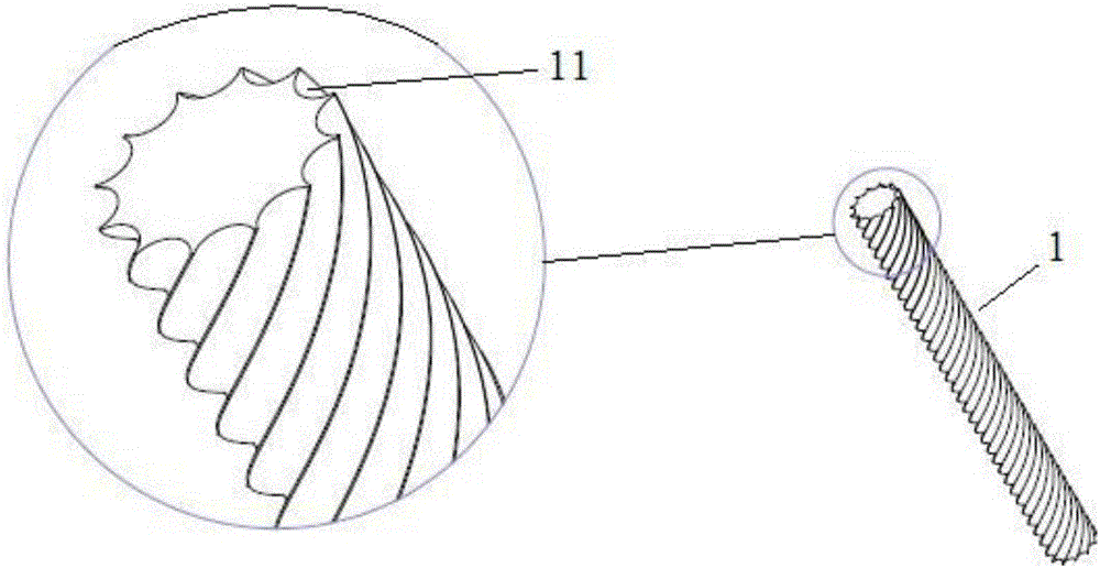 Electric connector equipped with helical elastic winding type contact element in contact pin contact part